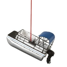 PONTOON BOAT Christmas Tree Ornament, 3.75" Long, by Midwest CBK