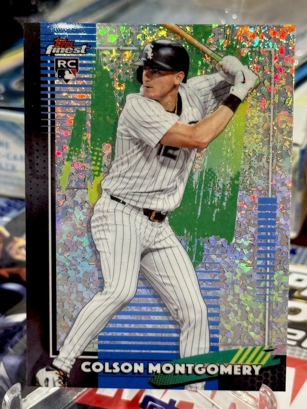 2026 Topps Finest Colton Montgomery RC Common Mini-Diamond Refractor SP Rookie