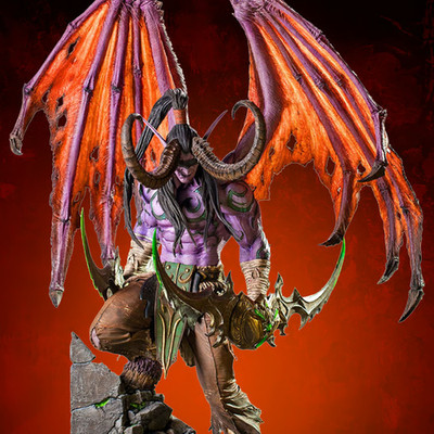 Illidan Stormrage 23'' Premium Statue - Blizzard World Of Warcraft