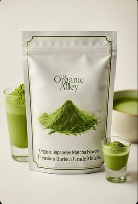 Organic Pure Japanese Matcha Latte Green Tea Powder Premium Barista Cafe Ready