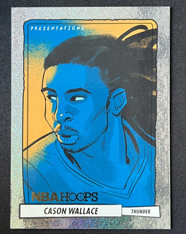 Cason Wallace 2023-24 Panini NBA Hoops Presentations RC SSP #13