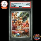 PSA 10 Eevee AR 078/066 Crimson Haze 2024 sv5a Pokemon Card Game Japanese