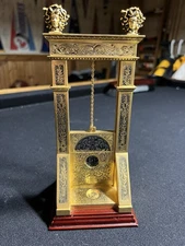 SkyMall Noble Collection Gold Plated French Guillotine Cigar Cutter Medusa READ