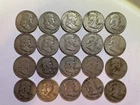 Roll of 20 Coins 90% Silver Ben Franklin Half Dollars $10 Face Value USA