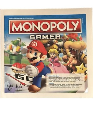 Game Parts Pieces Monopoly Gamer Nintendo 2017 Hasbro Instructions/Rules