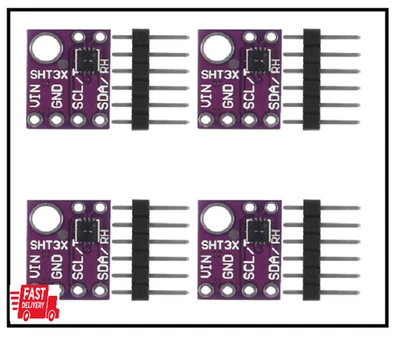 COLIAO 4pcs Sht31d Temperature And Humidity Sensor Gysht31d Breakout Digital Output...