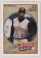 2002 Upper Deck Authentics Baseball Heroes /1989 Ken Griffey Jr #HB-G9 HOF 0y9m