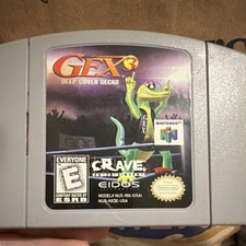 Crave Entertainment Gex 3: Deep Cover Gecko N64 Cartridge E NTSC-U/C