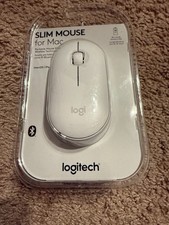 Logitech Bluetooth Optical Slim Mouse for MAC Light  Portable White - Brand New
