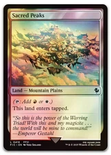 Sacred Peaks (Surge Foil) #418 (LP) Final Fantasy FIC Magic MTG