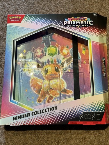 Pokemon Prismatic Evolutions Binder (No packs, binder only)