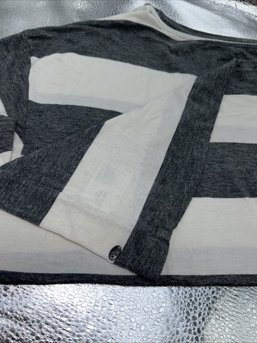Camisa para mujer American Eagle suave y sexy grande a rayas manga corta SUAVE - Imagen 8 de 8