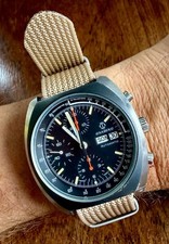 Candino Chronograph Automatik ETA/Valjoux 7750 Armbanduhr 70er Herren