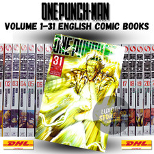 ONE PUNCH MAN Manga Serie Inglese Vol.1-31 (SET MEZZO/COMPLETO) di ONE + DHL EXPRESS