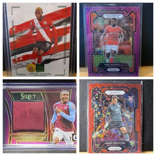 Bundle Moussa Djenepo Impeccable 3/5+Moussa diaby patch+Mangala /25+Trafford /49