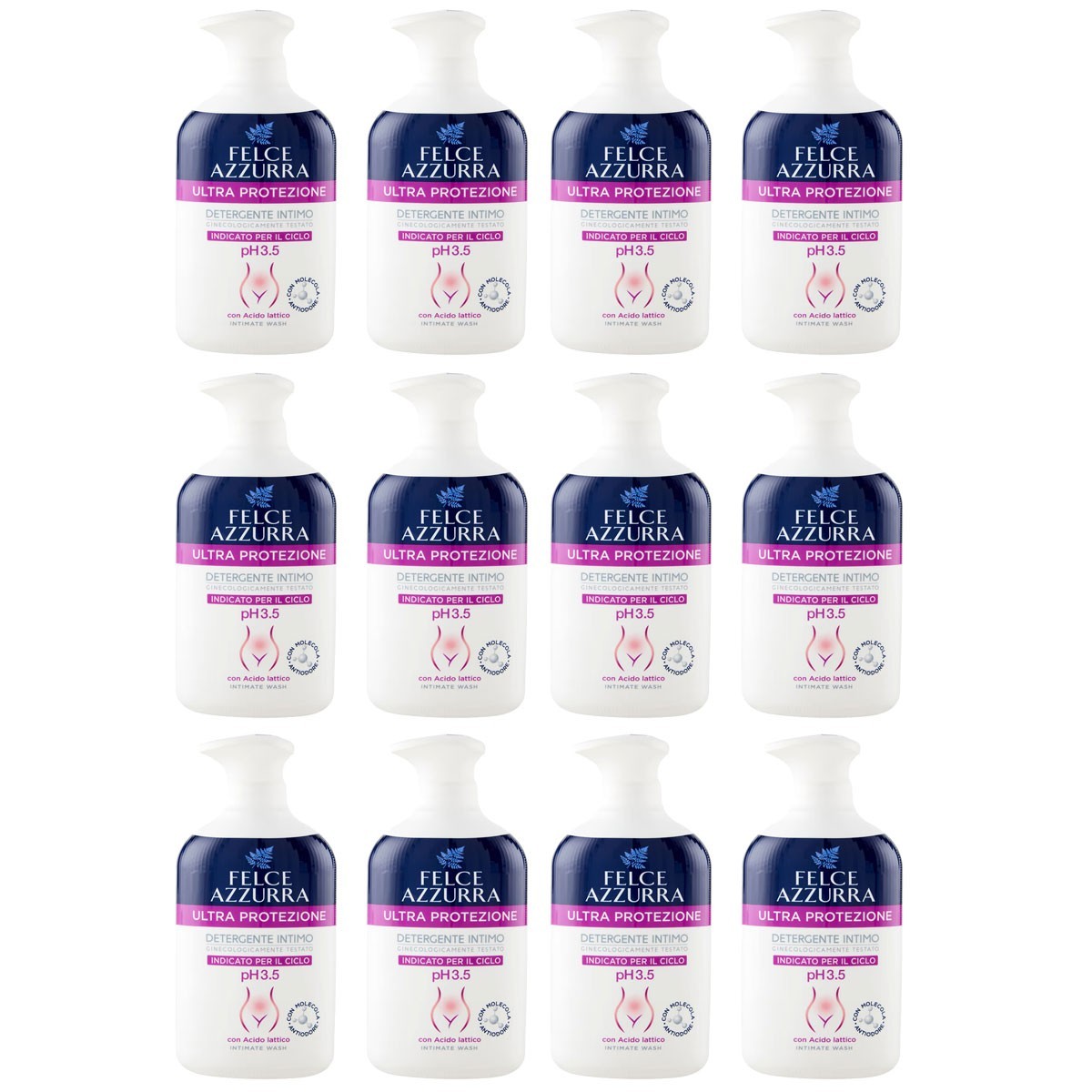 FELCE AZZURRA Ultra Protezione pH 3,5 - Detergente Intimo Indicato Per Il Ciclo 250 ml - Immagine 2