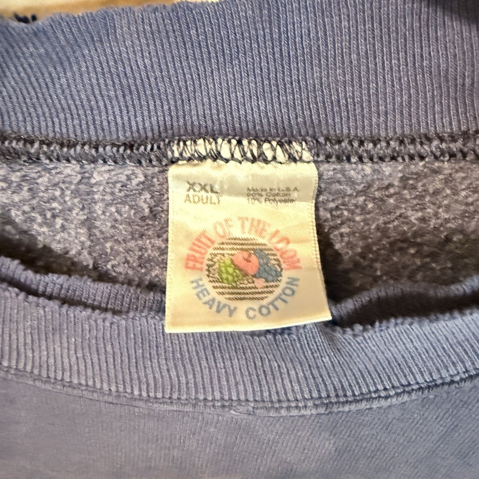 90'S Fruit of the Loom IOWA University of Iowa College Sweatshirt, Made in USA, Men's Size L, Vintage cotton black type Vintage Second Hand