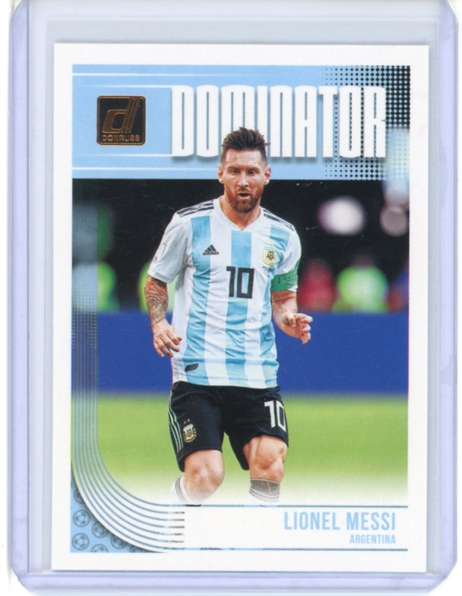 2018-19 PANINI DONRUSS SOCCER DOMINATOR LIONEL MESSI #1