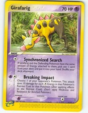 Girafarig - 16/97 Dragon - Pokémon TCG - 2003 on eBay