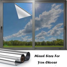 Window Privacy Film One Way Daytime Self-adhesive Vinyl Sun Blocking Anti UV