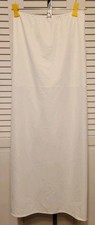 Davids Bridal Floor Length Control Top Slip White sz Small 6-8 Style 7218 NWT