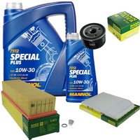 Mann Inspektionspaket 6L Mannol Special Plus 10W-30 FüR Renault Laguna I 2.0 1.8