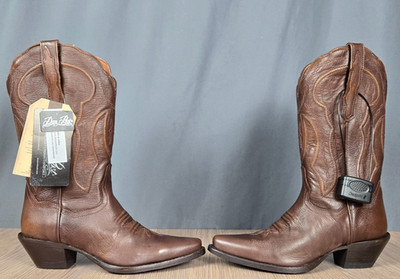 Dan Post Mataya brown leather women's cowboy boots DP 4323 6.5 M