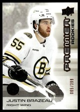 2024-25 Upper Deck Premier Justin Brazeau RC /399 #138