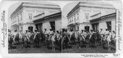 Cuban insurgents in Villa Clara, Cuba c1900 Old Photo