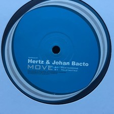 Hertz & Johan Bacto Move / Hektadrone 12" Ep Vinyl Record Vg+
