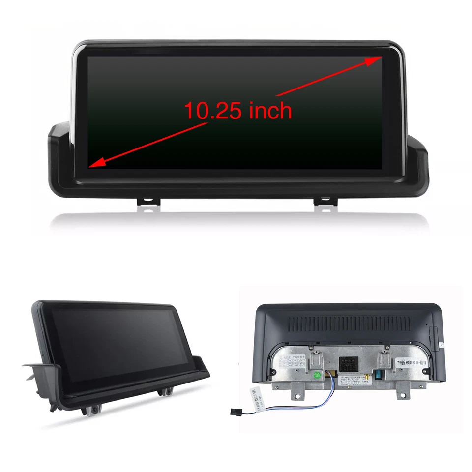 Radio estéreo Apple CarPlay 10,25" para BMW Serie 3 E90 E91 E92 E93 2006-2011 Foto 3 de 4
