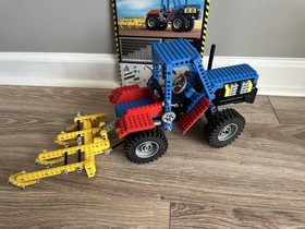&bull;VERY COOL! Vintage LEGO Technic Set 8859 Tractor 100% Complete w/ Instructions&bull;