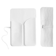 Iron Silicone Mats Curling Iron Storage Bag, Dustproof Waterproof Hair Tool S...