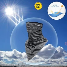 ROCKBROS Neck Gaiter Balaclava Face Scarf Quick-Dry Half Masks UV Sun Protection