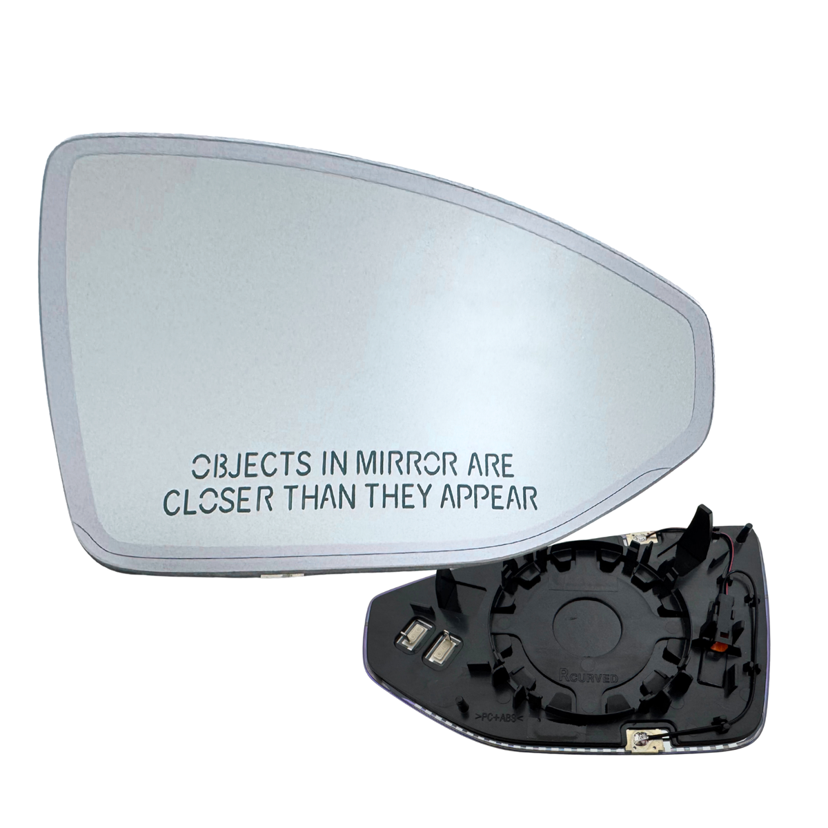 Passenger Side Mirror Glass for 2019-2026 Audi A6 A7 A8 Heated