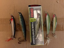 Lot Of 5 Rapala X-Rap Minnow Lures Lure