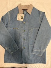 Men's New Old Stock Oshkosh B'Gosh Denim Blanket Lined Chore Coat - Size 40