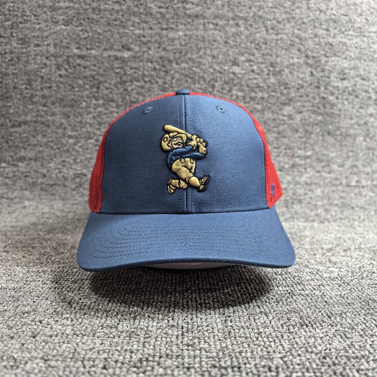 '47 Brand Chicago Cubs Trucker Snapback Blue Red One Size Retro Hat