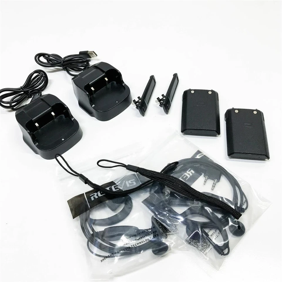 Retevis RT24 Professional Walkie Talkie, Walky Talky Wiederaufladbar PMR446 - Bild 2 von 4