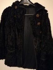 veste blouson fourure astracan années 50