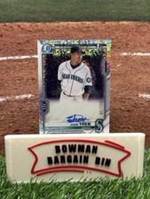2021 Bowman Chrome Prospect Autographs Juan Then #CPA-JTH Speckle Refractor /299