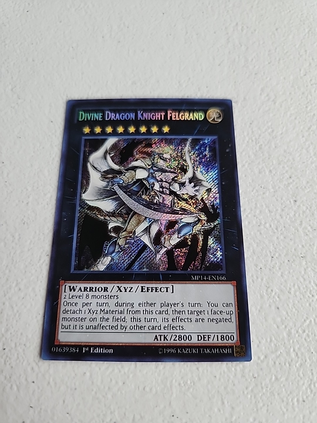 Divine Dragon Knight Felgrand MP14-EN166 YuGiOh 2014 Mega-Tin Mega Pack trading card — raw and PSA graded price guide