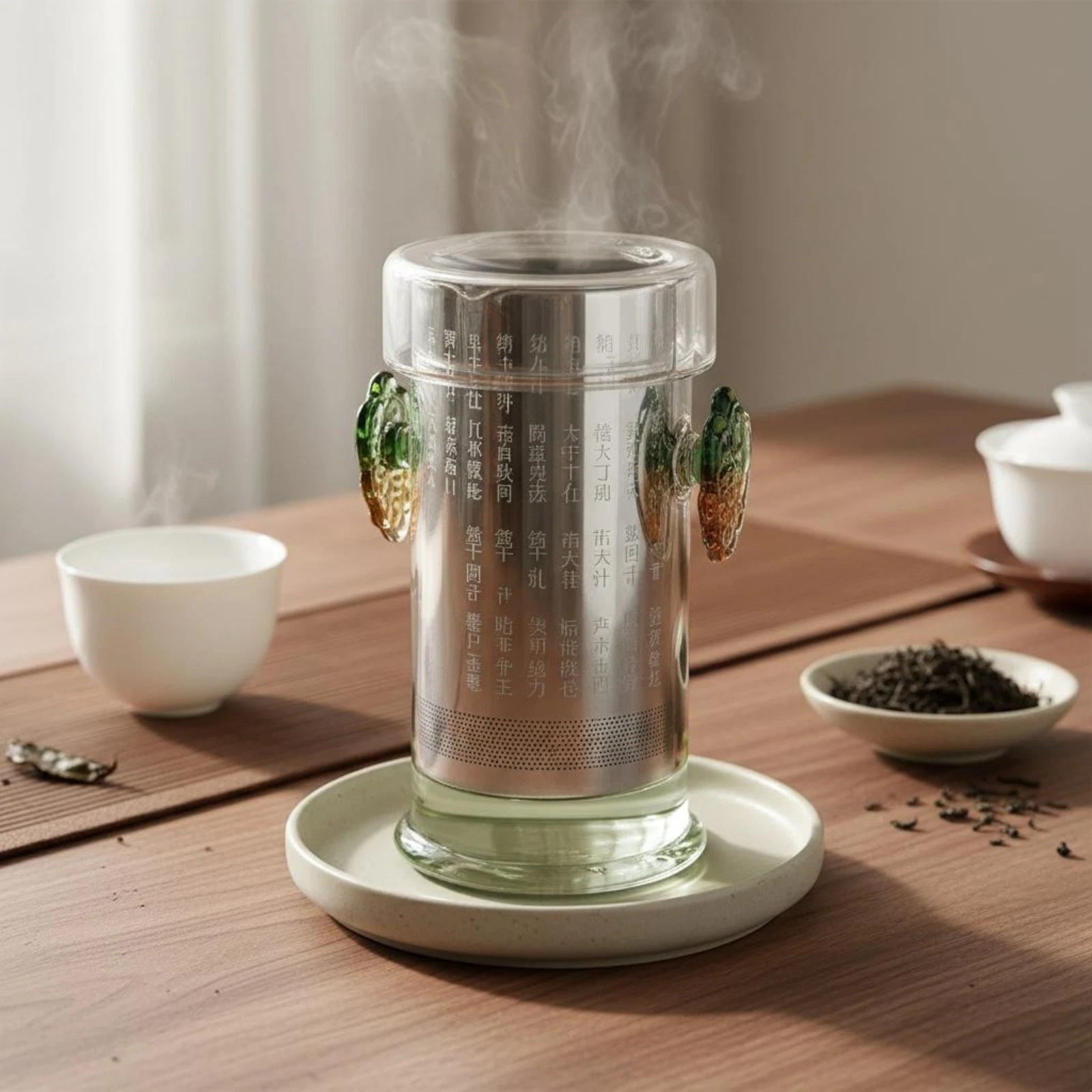 Gongfu Tea Set Heat Resistant Glass Teapot with Infuser Easy to Clean for
Opens in a new window or t