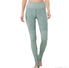 Women’s Alo Yoga Goddess Leggings In Heathered Green Sz XS New