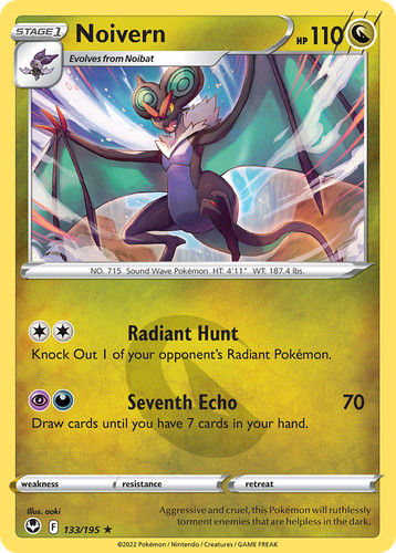 Noivern 133/195 Silver Tempest Rare Pokemon NM/M