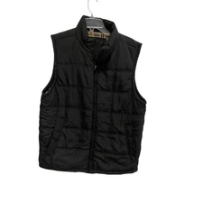 Weatherproof Men's Black Quilted Puffer Vest Full Zip Stand Collar XL