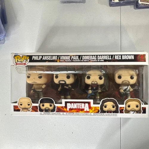 Unopened Funko Pop Rocks Pantera 4-Pk Philip Anselmo Vinnie Paul Dimebag Darrell
