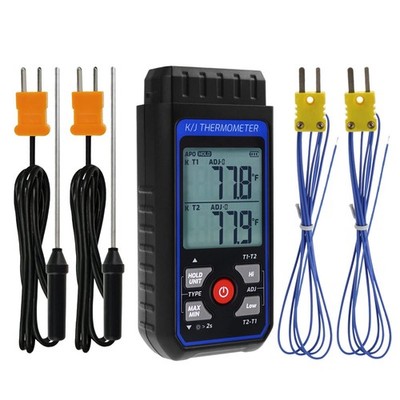 Thermocouple Thermometer HVAC Temperature Meter, Digital Temperature Thermome...
