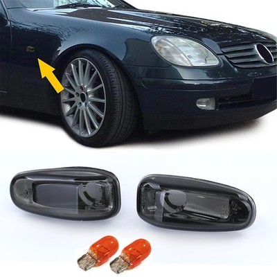 Klarglas Seitenblinker Schwarz smoke Mercedes W210 SLK R170 Sprinter Vito 