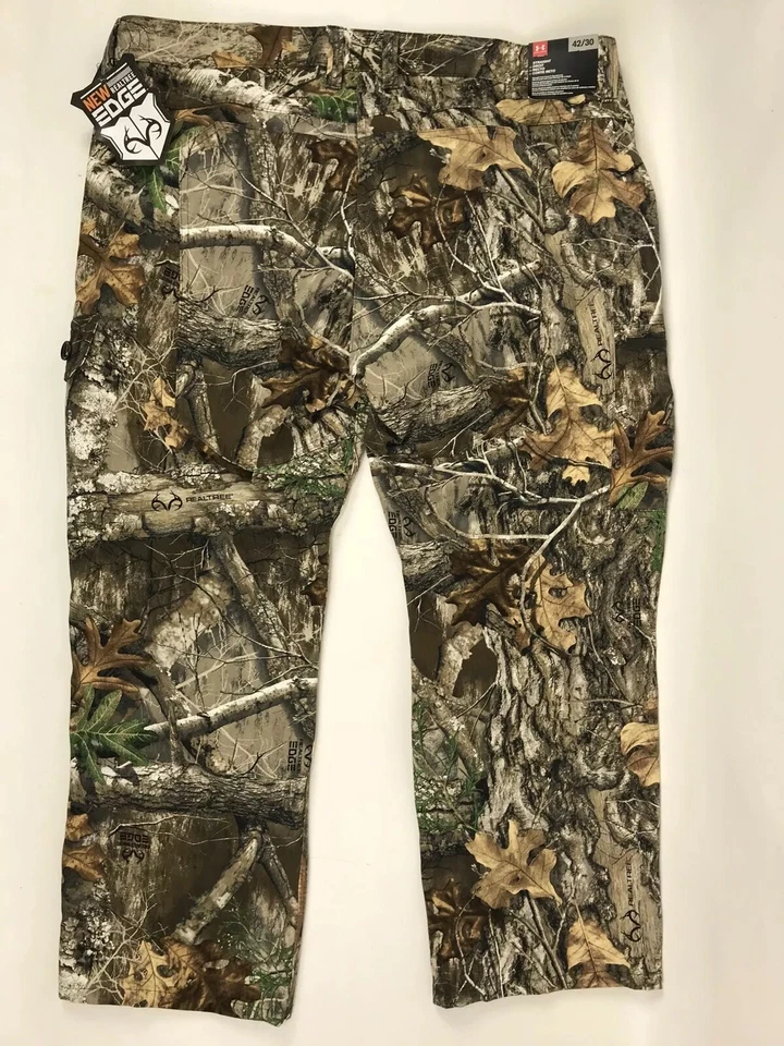 Under Armour Storm Real Tree Mens 42 x 30 Early Season Field Hunting Pants Camo - Image 4 of 4